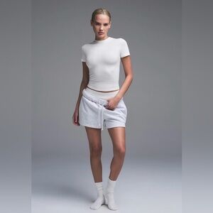 Skims Cotton Jersey T-Shirt (Marble)